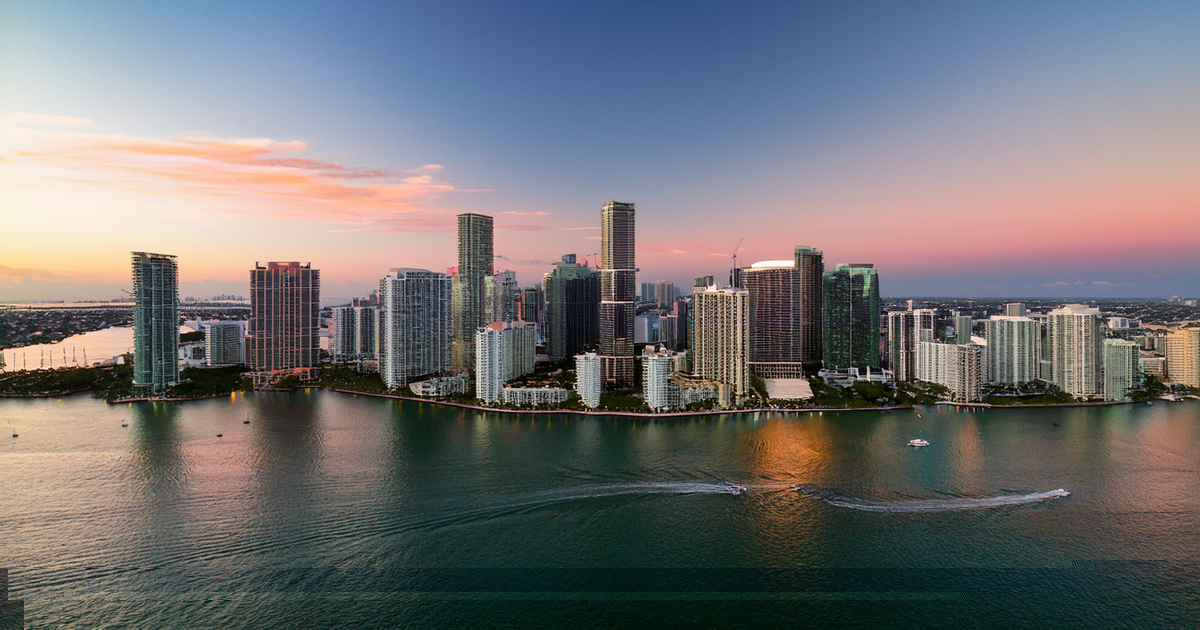 Aerial view of Miami skyline symbolizing its rise as a venture‑capital hub